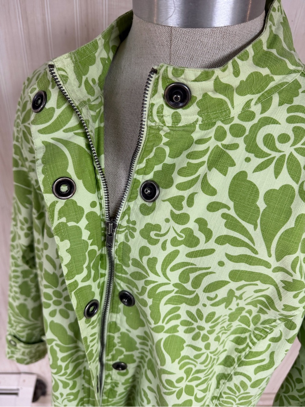 Coldwater Creek Light Green plus size jacket blazer - Picture 4 of 12